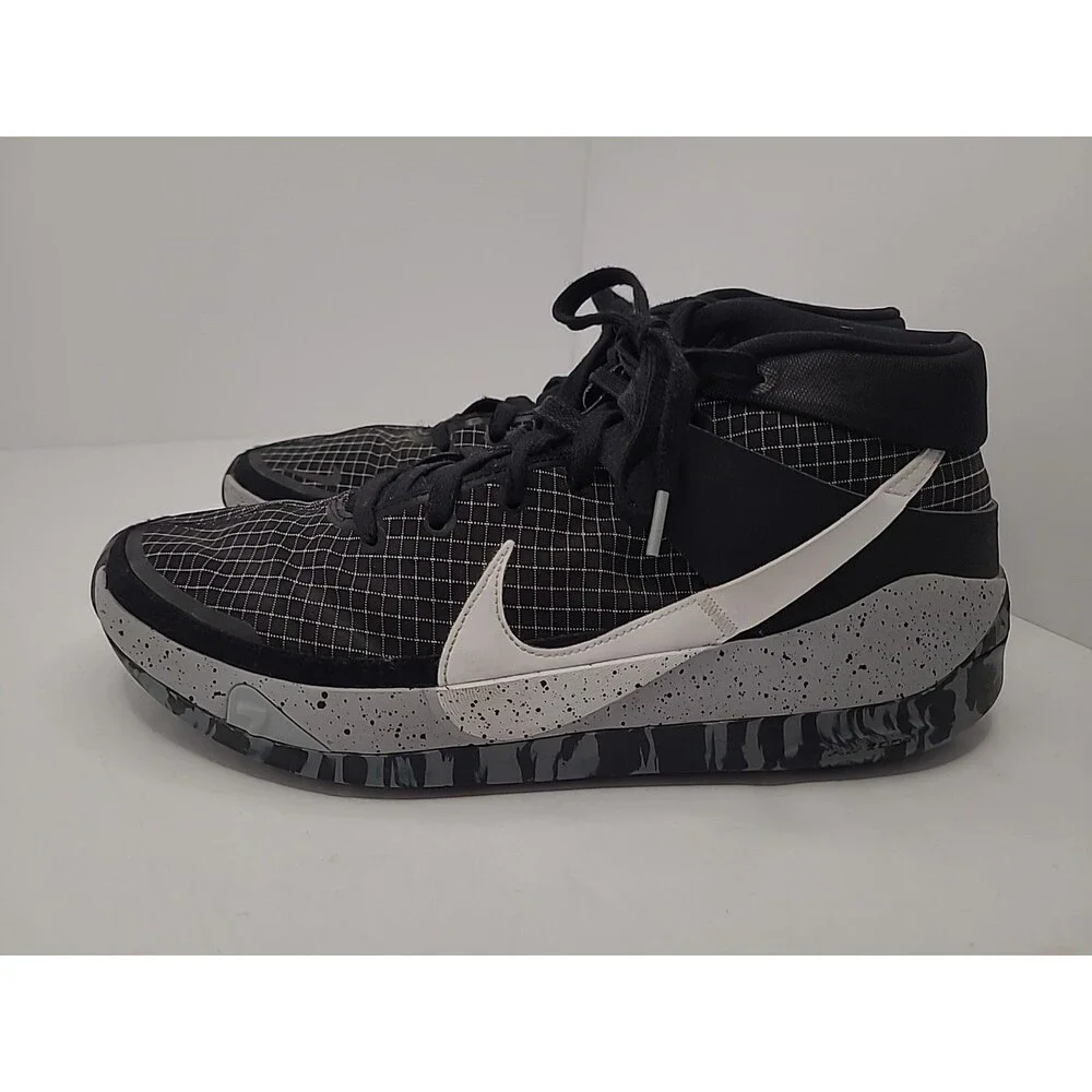 Nike KD 13 Kevin Durant Oreo Men's 14 Black White Shoes CI9948-004